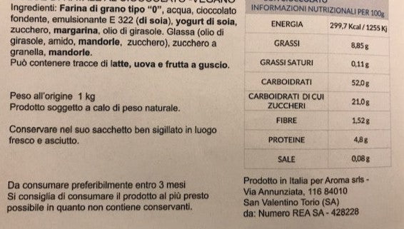 DOLCE DI PASQUA VEGANO- CIOCCOLATO