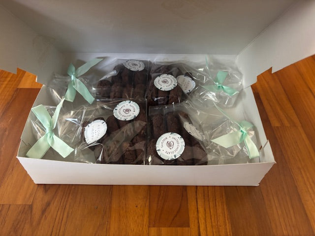 Biscotti cioccolato e sale-VEGANI          BOX DA 4 PACCHI