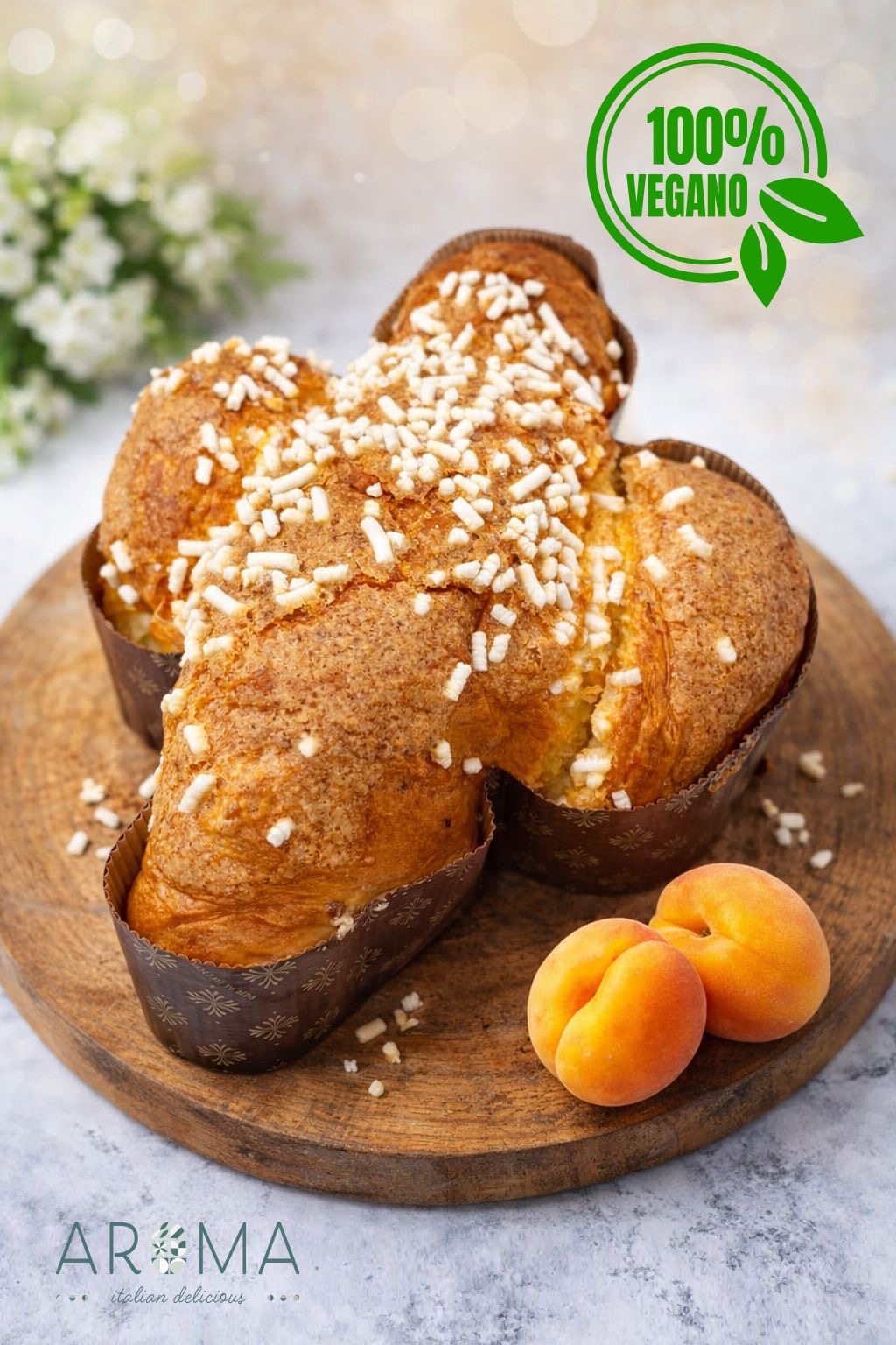 DISPONIBILE DAL 20/03/2026 -DOLCE DI PASQUA ALBICOCCA-VEGANO