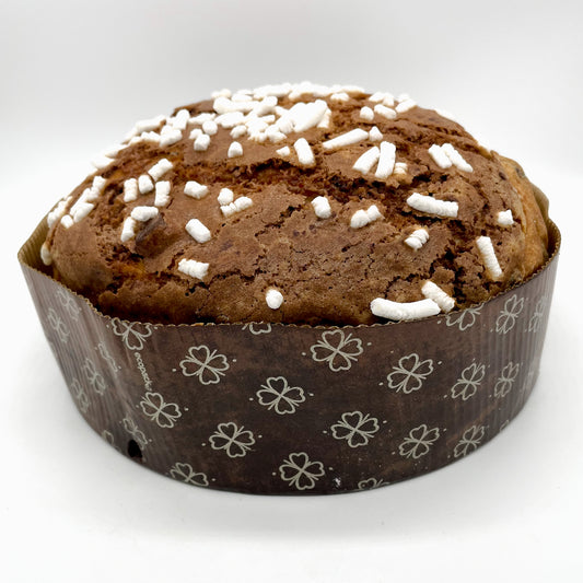 IN VENDITA DAL 28/11/2025 DOLCE DI NATALE CIOCCOLATO E PERA- VEGANO 500 GR